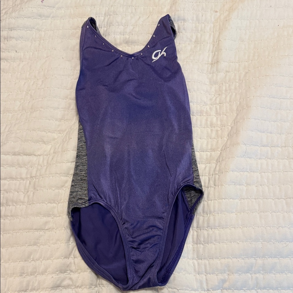 GK Purple and Gray Kids One Piece